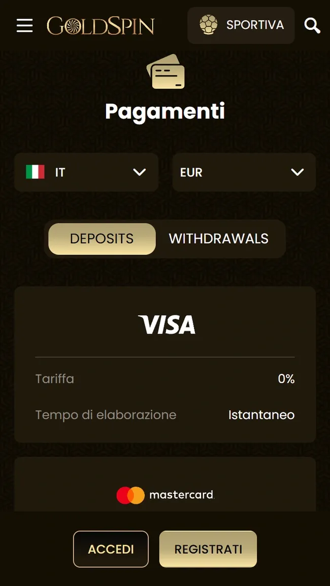 Goldspin Pagamenti